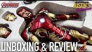 Hot Toys Iron Man MK43 Avengers Age of Ultron Unboxing & Review
