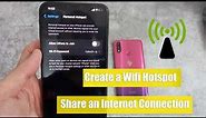 iPhone XS Max: How to Create a Wifi Hotspot And Share an Internet Connection