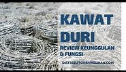 Review & Jual Kawat Duri Silet By Distributor Bahan Bangunan di Bandung🔥🔥