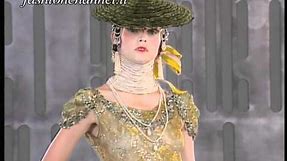 "JOHN GALLIANO" one of the first defilè for Maison "DIOR" at Versailles Haute Couture 1999 2000
