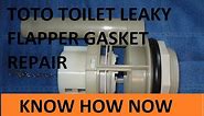 Toto Toilet Replace Flapper Gasket on Flush/ Drain Valve