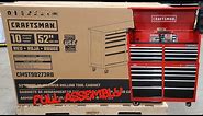 How To Assemble The CRAFTSMAN Redesigned S2000 Series Tool Cabinet & Chest