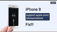 How to Fix support.apple.com/iphone/restore on iPhone 8 (2023)