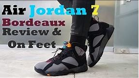 Air Jordan 7 'Bordeaux' 2015 Review & On Feet
