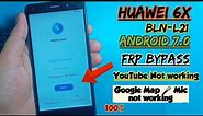 Huawei BLN-L21 Frp bypass|All Huawei Android 7.0 Google Account unlock Without pc|6x frp bypass 2023