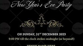 New Year Party Invitation Video | New Year's Eve Party Invite | +91 887979 4909