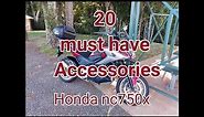 20 must have accessories - Honda nc750x