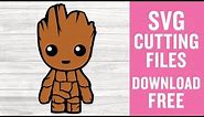 Groot Svg Free Cut File for Cricut