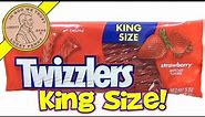 Twizzlers Strawberry Flavor King Size Twists - USA Candy Tasting