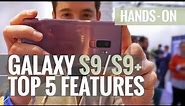Samsung Galaxy S9/S9+ hands-on: Top 5 features!