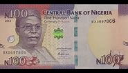 NIGERIA 100 NAIRA 2014 COMMEMORATIVE NOTE 100 YEARS BANKNOTES COLLECTING PAPER MONEY EDUCATIONAL