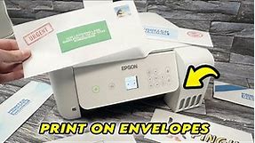 How to Print on Envelopes With Any Epson EcoTank Printer