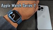 Apple Watch Series 7 45mm Abyss Blue First Look and Set Up (Best Buy Open Box)