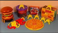 2013 CLOUDY WITH A CHANCE OF MEATBALLS 2 SET OF 4 HARDEE'S COLLECTION MOVIE TOYS VIDEO REVIEW