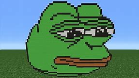 Minecraft Tutorial: How To Make Sad Pepe (Meme)
