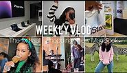 #weeklyvlog | See me Finish my money in an hour 😭 | Shopping | New MacBook | Lunch Dates 🛒🛍️🎤💻