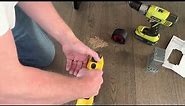 Installing a floor outlet