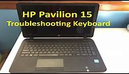 HP Pavilion 15 Series - Keyboard Troubleshooting