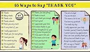 How to Say Thank You in English | 65 Super Useful Ways to Say Thank You!