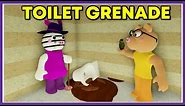 Toilet Grenade - Piggy meme - Funny