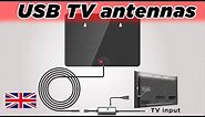 How amplified USB TV antennas work. How an indoor antenna can improve the signal like a outdoor mod.
