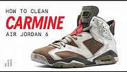 How To Clean Air Jordan Carmine 6 With Reshoevn8r