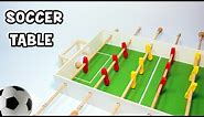 How to Make a Table Football | Soccer Table | Foosbal