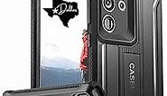 CaseBorne V Compatible with Samsung Galaxy S24 Ultra Case - [Extremely Rugged] [Military Grade 5-Layer Construction] with Built-in Stand - [Formerly ArmadilloTek] - Black