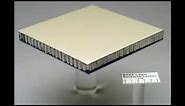 Simple Finite Element Model of a Composite Honeycomb Sandwich Panel