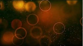 Orange Circles and Glitter | 4K Relaxing Screensaver