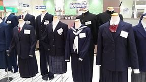 Examples of Japanese junior and senior high school uniforms
