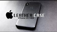 iPhone XS Max Leather Case Unboxing