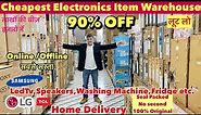 90% OFF | Cheapest Electronics Items & Home Appliances Warehouse | Fridge, Smart 4k led tv & AC Sale