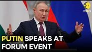 Putin Speech LIVE: Russia's Putin speaks at forum event in Sochi, Russia | Russia LIVE | WION LIVE