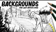 How to draw Backgrounds | Tutorial | DrawlikeaSir