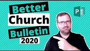 Church Bulletins: How to Create Them Using Microsoft Publisher 2020 | [FREE TEMPLATE]