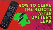 How to Clean Battery Corrosion in Remote Control (Philips Remote Control) 📺