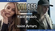 Resident Evil Village Cast - Character's Face Model & Voice Actors