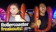 Hilarious Rollercoaster Moments | Funny Reactions and Fails