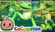 Five Little Speckled Frogs | CoComelon Nursery Rhymes & Kids Songs