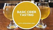 Tasting our Basic Cider - Apple Cider Tasting