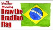 How to draw the Flag of Brazil