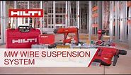 Hilti - MW Wire Suspension System
