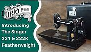 Introducing the Singer 221 Featherweight Portable Vintage Sewing Machine