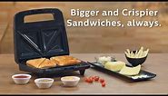 Philips Sandwich maker HD2288/00 - Tasty sandwiches at the touch of a button