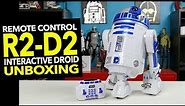 Remote Control R2-D2 Interactive Robotic Droid Unboxing