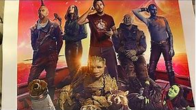 Guardians Of The Galaxy Vol. 3 - Movie Poster Unboxing