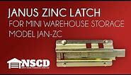 Janus Zinc Mini Warehouse Storage Latch