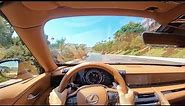 2021 Lexus LC500 Convertible V8 Touring POV Test Drive (3D Audio)(ASMR)