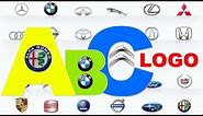 Learn Car Lgo Brands from A to Z | Full alphabet A - Z | LOGO CARS ABC